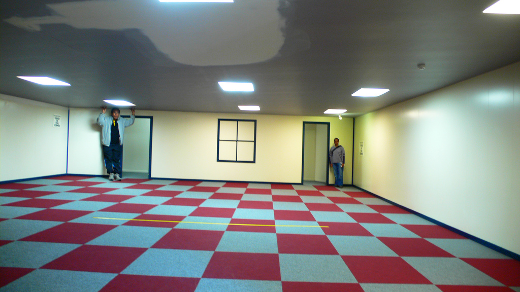   (Ames room) ::  1