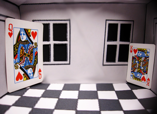   (Ames room) ::  1